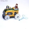 Rüzgar oyuncakları komik yetişkin koleksiyonu retro rüzgar oyuncak metal teneke tarım traktör traktör araba mekanik oyuncak saat oyuncak figür hediye y240416