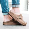 Slippers Femmes Slip on Loafer Chaussures plates décontractées Comfort Suede Mules Bureau à la maison Ferme