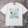 24 ins mens designer amirir skjorta t shirt kvinna kort mode kläder mode t-shirts toppkvalitet bomull casual tees korta ärm män 785