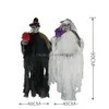 Feestmaskers 90 cm Halloween hangende skl zwart witte rattan krans gehouden huis rekwisieten horror decoratie home outdoor 230802 drop deli dhpus