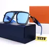 Herren Übergroße Sonnenbrille Designer Sonnenbrille großer Rahmen Luxus Brille Sommer polarisierte Brille Adumbral Beach Fahren Sie Sonnenglas Modebrief Eyewear für Männer