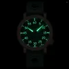 Zegarek zegarek staldive Waterproof Nurving Men's Watch Japan NH35 Luminous C3 Sapphire Men Guma automatyczna mechaniczna reloJ hombe
