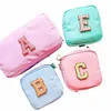 4Size Brodery Patch Persalisation toalettartiklar Pouch Waterproof Women Storage Nyl Travel Makeup Bag Organizer Födelsedagsfest C6JM#