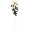 Flores decorativas 5pcs/lote 6 cabeças tulip bobo pe falso flor para casa outono festas de casamento espuma de espuma rosa buquê artificial