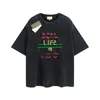 Camisetas de diseño para hombres camisetas Gu de verano marca de lujo vintage retro tees para hombre para hombres manga corta hip hop tops calortes ropa de ropa G-75