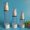 Bouteilles de rangement 15 ml 30 ml 50 ml Bouteille sans air vide Grossed Clear Vacuum Pump Lotion Contage Cosmetic Emballage F20243872