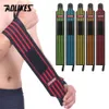 Aolikes 1 par armbandshandledstöd Vikt Lyftande Gymträning Brace Straps Wraps CrossFit Powerlifting 240416