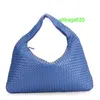 Tote in pelle Bottegveneta Hopbags Bagna Woven Womens Spring 2024 Nuova spalla portatile a mezzaluna a mezzaluna zaino femminile