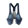 Women's Vests Casual Denim Vest For Women Plus Size Short Sleeveless Slim Jacket Summer Fashion Waistcoat Single-breasted Female Tops