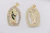 Collane a ciondolo Catholic Religious Needs Necklace18k Gioielli cristallini zirconi in oro