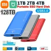 Produkter Xiaomi Mijia 2023 Portable SSD 500 GB Extern Mobile Solid State Drive Typec High Speed ​​4TB 8TB hårddisk bärbar dator hårddisk