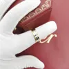 Pierścień karty Nowy pierścień Kajia Fashion Full Diamond Net Red Red Pierścień Trzy kolor 18 -karowy Złoty Pierścień Nowy produkt