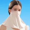 Cycling Caps Ice Silk Sunscreen Cover Summer Outdoor Face Guard Zon Bescherming Hals Blaiter SCRANF UV-PROFTE VOOR SKIN