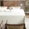 Tableau de table la nappe Ins Light Send of Luxury White White Disposable Wind Rectangle_AN3480