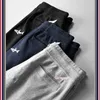 FOG Trendy Shark Embroidery Pure Cotton Loop Sports Youth Guard Pants Split Loose Shorts Mens and Womens Couple Style