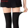 Chaussettes sexy collants iurstar femmes filles printemps d'été des boîtes de nuit sexy sur le genou teinté de faux coussin sali