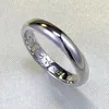 Cluster Rings 2024 S925 Silver Thick Glossy Face Ring For Women Simple And Stylish Versatile Selling In Europe America