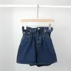 Frauen Jeans Frauen kurze 2024 Knospen Elastische Taille hohe lose Denim Shorts Baumwolle