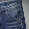 Herren Jeans für Männer Marke Denimhose Slim Clothwear Streetwear Business Fashion Black Hell Blue Jean Man Casual Hosen Plus Größe