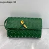 Bottegvenetas Andiamo Clutch Bag 2024 Ny vävd liten fyrkantig fashionabla singel axel crossbody one piece daihatsu lingge doft in