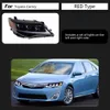 Daytime Running Light Streamer Turn Signal Indicator For Toyota Camry V45 LED Headlight Assembly 12-14 Front Lamp Auto Parts