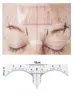 10 pcs disposable Semi Permanent Eyebrow Ruler Makeup Eye Brow Measure Tool Eyebrow Guide Ruler Microblading6965835