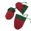 makeup Pocket Cute Strawberry Drawstring Bag Large Capacity Korean Style Cosmetic Bag Beauty Tools Pouch Storage Bag X2MF#