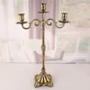 Candeladores de candelabros Imuwen Metal Candelabra Candelabra Wedding Holder Party Events candelabro