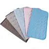 Pet Dog Ice Silk Pad Breathable Cooling Mat Cat Cushion Supplies Large and Small Machine Washable Seat Prevent Sunstroke 240416