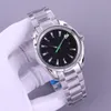 Watchman Yüksek Kaliteli İzleme Otomatik Mekanik Hareket Saatleri 41mm Hardleks Krizstral 316L Paslanmaz Çelik Şerit ve Case Montre De Luxe Takvim Saati