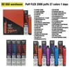 Wegwerp originele vape qst puff flex 2800 puffs 850 mAh 5 % verzenden vanuit de VS magazijnvoorgevuld device vape