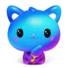 Decompression Toy Squihy Slow Rebound Ice Cat Cute Animal Stress Relief Toys Cure Office Stress Reliever Vent Fidget Toys for Kids AdultsL2404