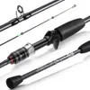 Sougayilang girando caña de pesca 1.8m2.1m ultraligero de fibra de carbono Pole Eva Many Baitcasting Camá de pesca para pesca Pesca 240416