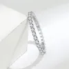 Cluster anneaux 2024 Choucong Brand Wedding Simple Fashion Jewelry 925 Sterling Silver Fill Zircon CZ Diamond Women Gift