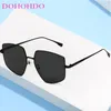 Sunglasses DOHOHDO Oversized Polygon Square For Men Fashion Brand Irregular Alloy Women Glasses Female Vintage Shades UV400