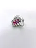Clusterringen 2024 Luxe rechthoekige kunstmatige rode schat 925 Sterling Silver Ring Set met hoge koolstof diamant smaragdgroene bruiloft sieraden