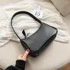 Evening Bags Fashion Women Shoulder Underarm Casual Ladies Pure Color Small Purses Handbags Elegant PU Leather Hobo