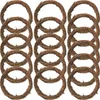 装飾的な花16 PCS Earth Vine Garland FreathDiy Rattan Flower Decor Wire Frame Circle Accessoryアクセサリー