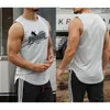 Tops cerebbe da uomo Summer Fitness Sports Sports Flione Allenamento Maglietta senza maniche Allenamento senza maniche giubbotti di asciugatura maschile