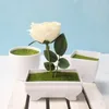 Decoratieve bloemen 1 pc's verdikte plastic bloemenpot creatief arrangementapparaat Eenvoudige stroomschuim vaas voor trouwfeest