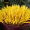 Decorative Flowers 50 Pcs Natural Wheat Ear Flower Artificial For Wedding Decoration Guest Gift Small Crafts Christmas