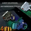 Gun Toys Alloy Gun Fidget Ring EDC Zappel Spinner Metal Hand Spinner Erwachsener Zappelspielzeug ADHS Tool Angst Stressabbau Spielzeug Geschenke 240416