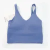 Yoga Lu Align Gym U-back-träning BRAS Kvinnor Underkläder Tankstoppar Padded Sports Crop Sport Bh Lemon Gym Running Workout