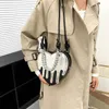 Bolsos de noche Fashion en forma de corazón PU Pu Love Handbag Diseñador de embrague de embrague de cadena pequeña hombro de cuero para damas lindo kawaii bolso