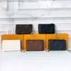 مصمم حامل بطاقة Women Zippy Coin Presh حامل Mini Wallet Clutch Women Key Pors