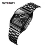 Montre-bracelets Sanda G Style Mots de montres électroniques pour hommes Sage militaire Big Fashion 50m Affiche de bracelet étanche pour hommes Relogie Masculino