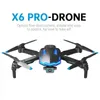 Drönare X6Pro Mini Optical Flow Positioning Drone med 4K HD Aerial Photography Dual Camera Hinder Undvikande RC Aircraft 240416