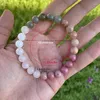 Strand Charm Natural Stone Bracciale in perline per le donne Attrarre buona fortuna Salute Love Opal Placeds Braccialetti coppia regalo di gioielli