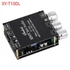 2024 XY-T100H 100w+100w TPA3116D2 Bluetooth 5.0 Power Audio Amplifier Board Home Theater Amplifiers Stereo Treble And Bass Adjustment for