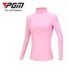PGM ladies autumn and winter slimfit base shirt golf clothing warm long sleeve Tshirt manufacturers directly supply 240416